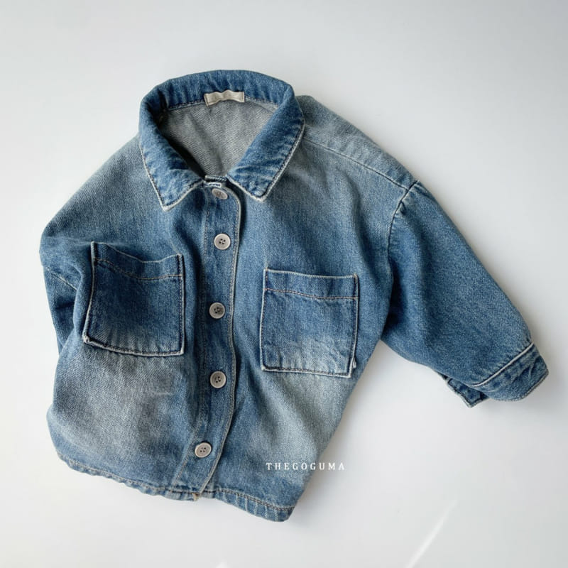 Thegoguma - Korean Children Fashion - #kidsshorts - Engineer Denim Jacket