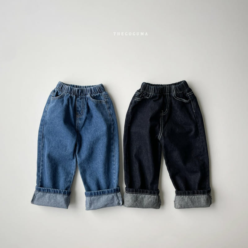 Thegoguma - Korean Children Fashion - #kidsstore - Street Roll Up Denim Pants