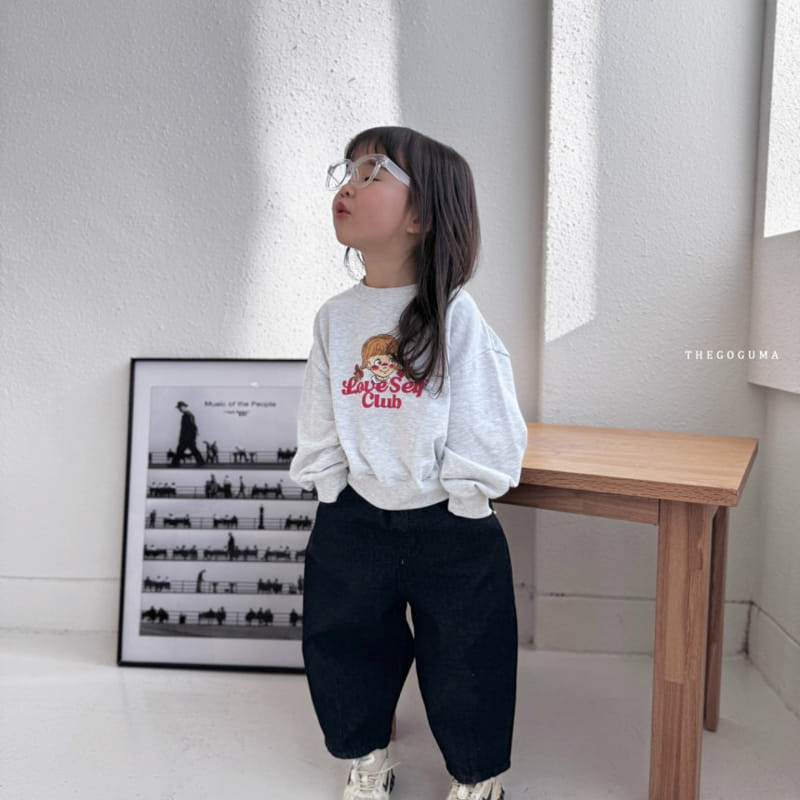 Thegoguma - Korean Children Fashion - #littlefashionista - Love Crop Sweatshirt - 9