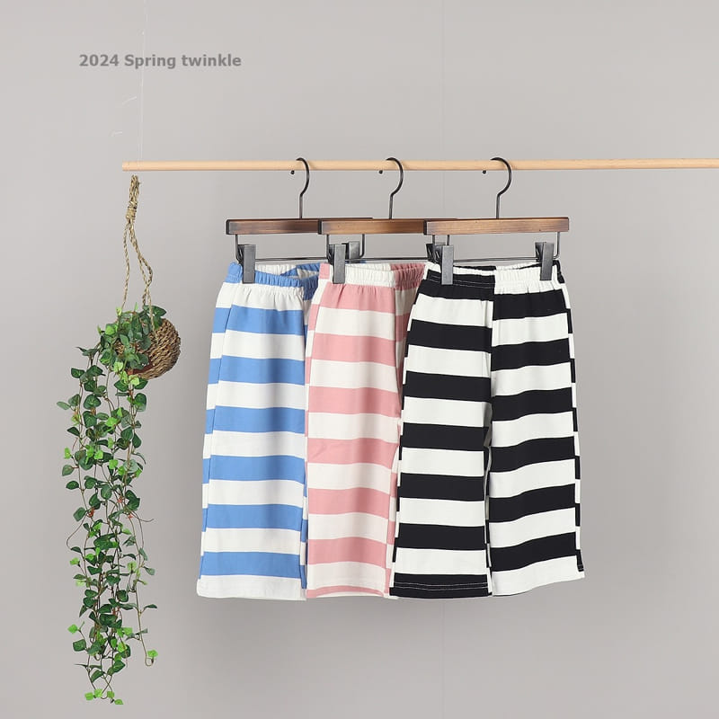 Twinkle - Korean Children Fashion - #Kfashion4kids - Striped Overalls - 3