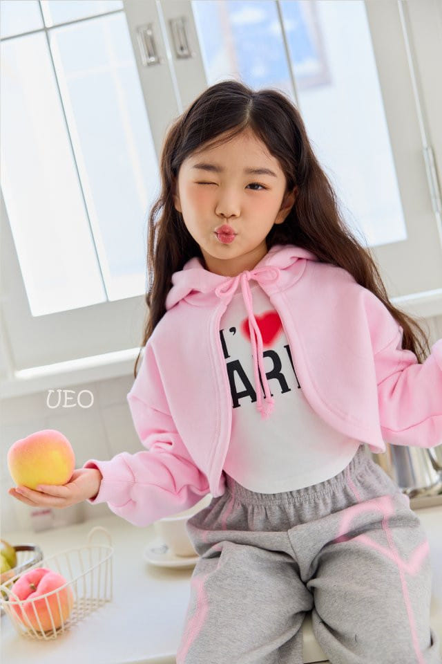 U Eo - Korean Children Fashion - #childofig - Cheer Up Crop Hoody  - 9