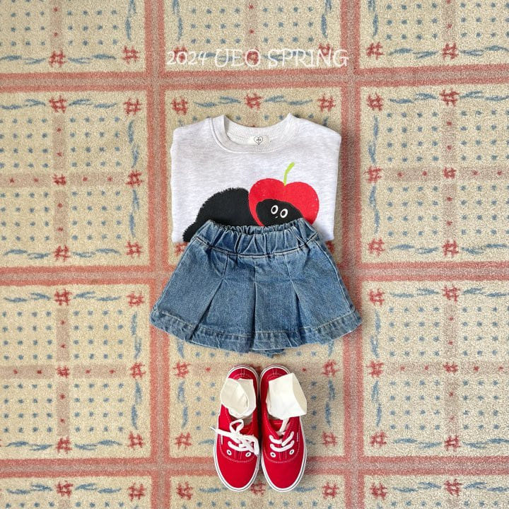 U Eo - Korean Children Fashion - #discoveringself - Denim Skirt Pants - 6