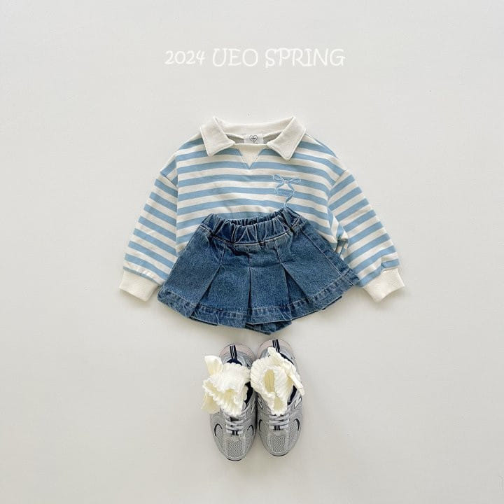 U Eo - Korean Children Fashion - #fashionkids - Denim Skirt Pants - 7