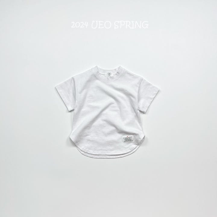 U Eo - Korean Children Fashion - #kidsshorts - Label Layered Tee