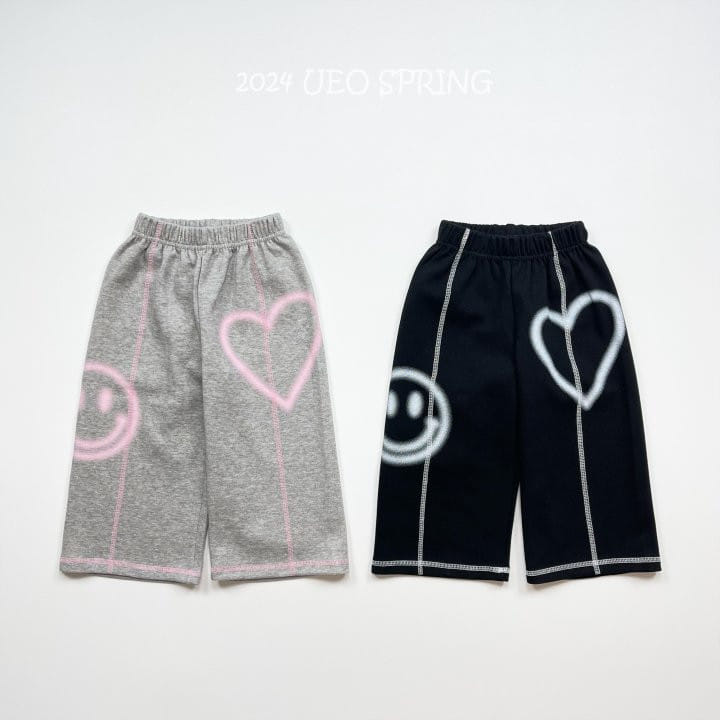 U Eo - Korean Children Fashion - #littlefashionista - Smile Heart Pants