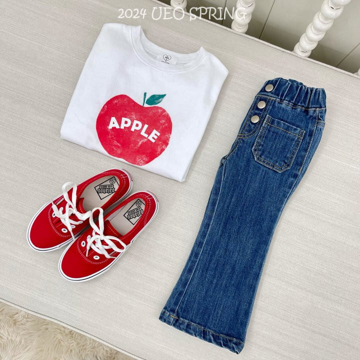 U Eo - Korean Children Fashion - #stylishchildhood - Apple Short Sleeves Tee - 10