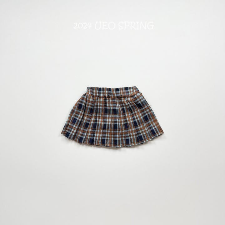 U Eo - Korean Children Fashion - #toddlerclothing - School Girl Check Skirt - 2