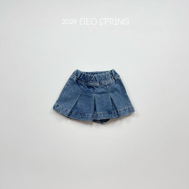 U Eo - Korean Children Fashion - #toddlerclothing - Denim Skirt Pants