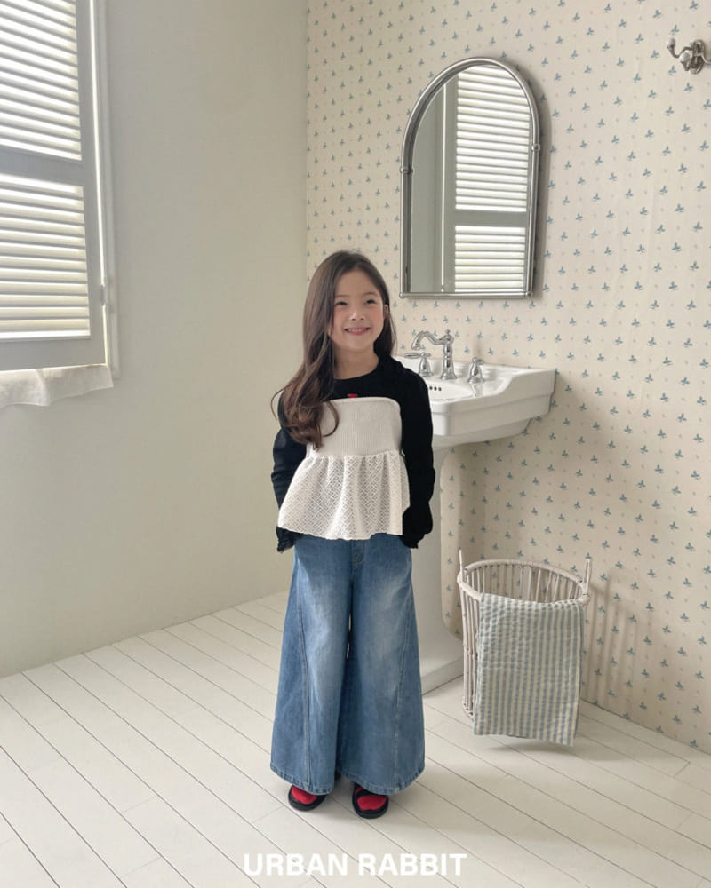 Urban Rabbit - Korean Children Fashion - #minifashionista - Wide Twist Denim - 11