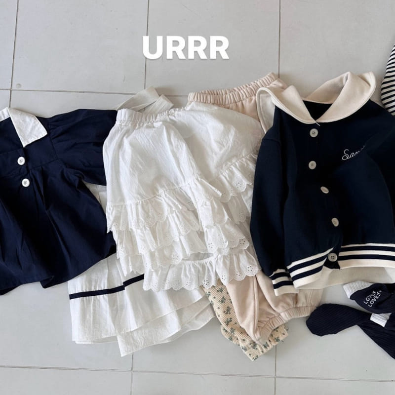 Urrr - Korean Children Fashion - #kidsshorts - Stitch Jogger Pants - 3