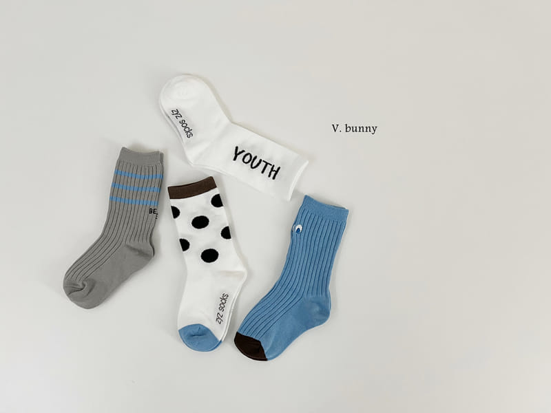 V Bunny - Korean Baby Fashion - #babyboutique - Use Socks Set