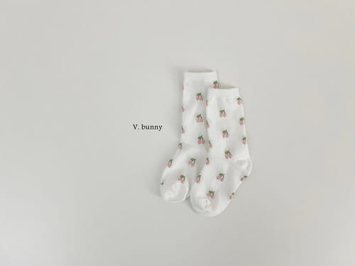 V Bunny - Korean Baby Fashion - #babyboutique - Pring Pring Socks Set - 8