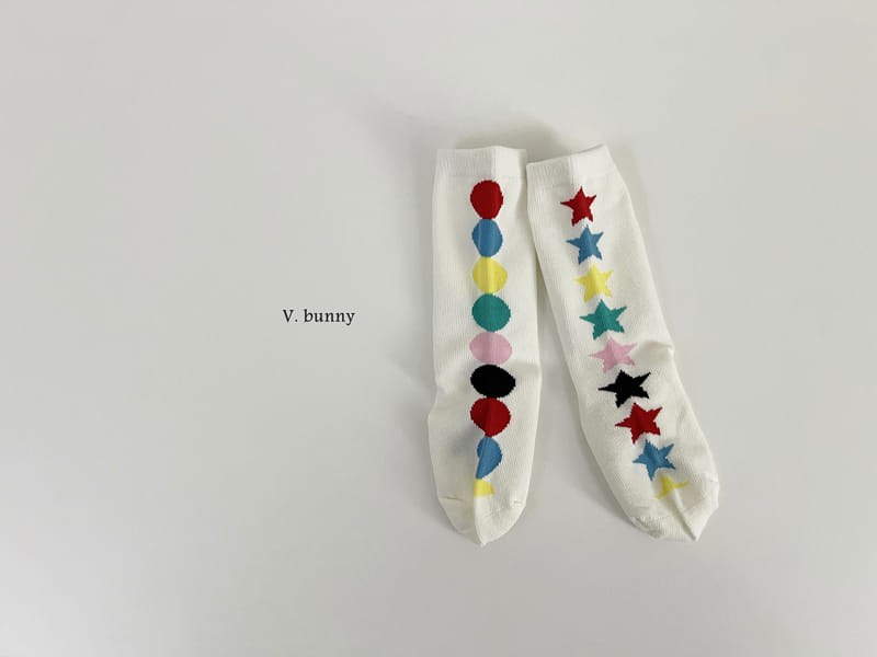 V Bunny - Korean Baby Fashion - #babyboutique - Ice Cone Socks Set - 6