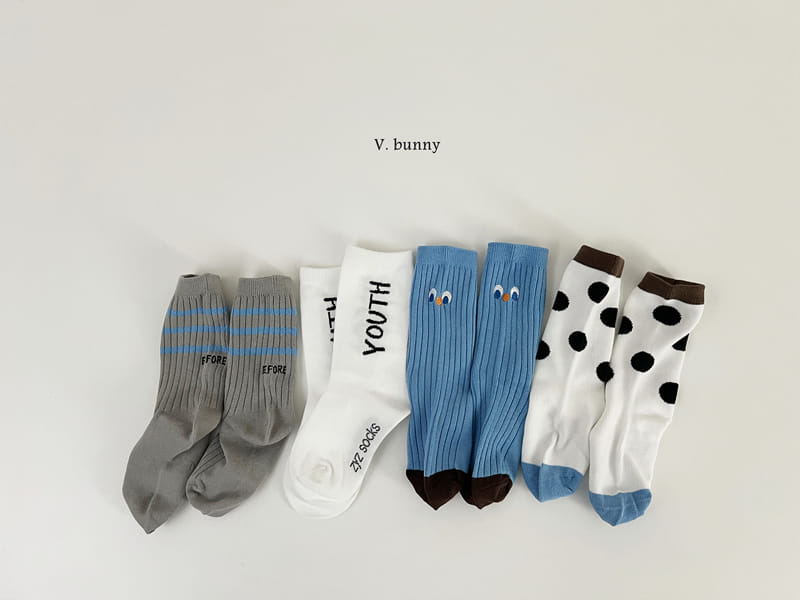 V Bunny - Korean Baby Fashion - #babyboutiqueclothing - Use Socks Set - 2