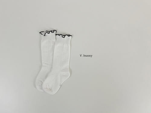 V Bunny - Korean Baby Fashion - #babyclothing - Point Ribbon Socks Set - 9