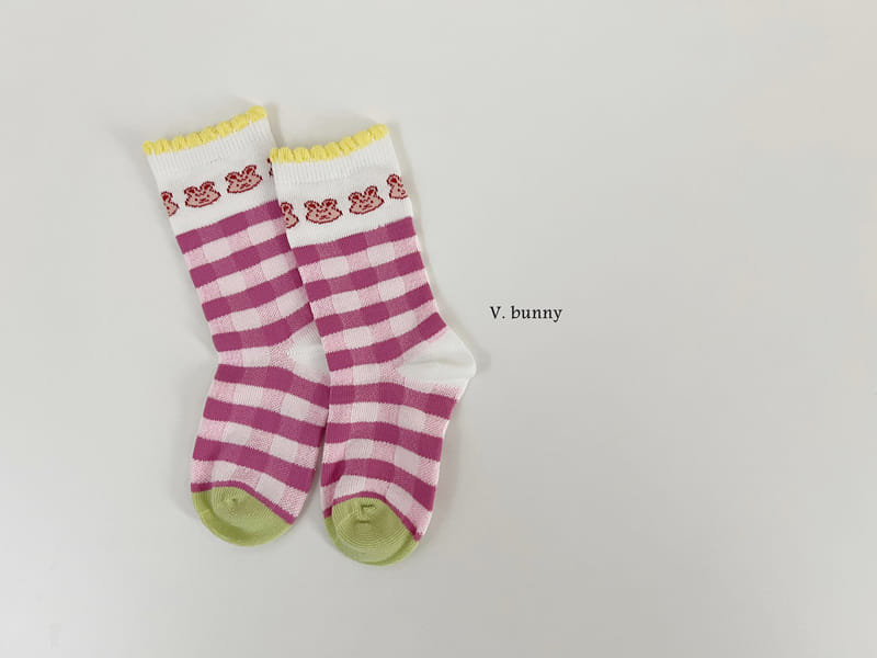 V Bunny - Korean Baby Fashion - #babyfashion - Good Day Socks Set - 6