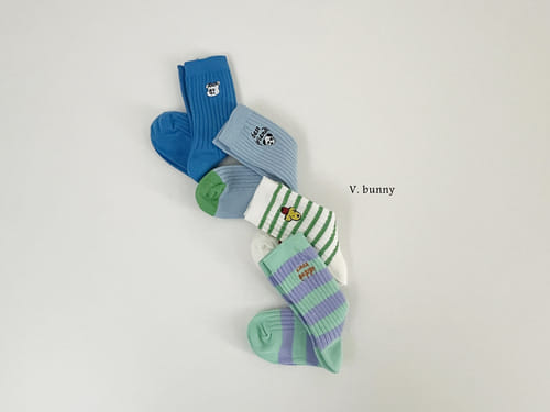 V Bunny - Korean Baby Fashion - #babygirlfashion - Puppy Socks Set - 3