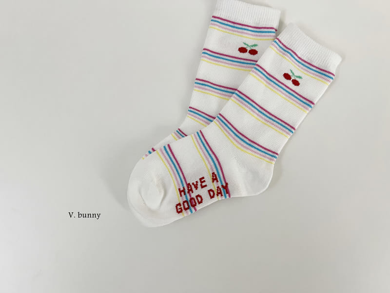 V Bunny - Korean Baby Fashion - #babygirlfashion - Good Day Socks Set - 8