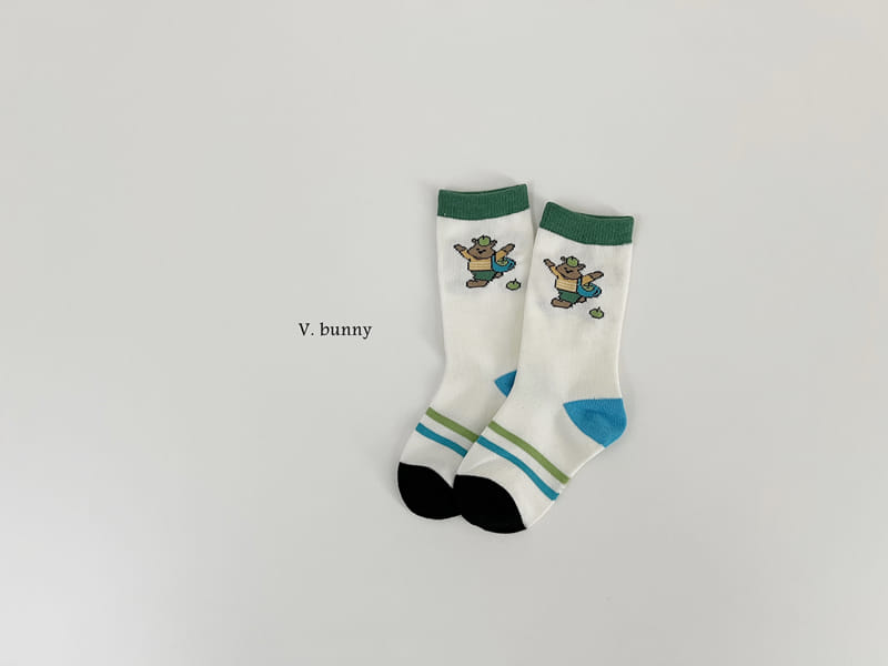 V Bunny - Korean Baby Fashion - #babylifestyle - Hug Me Socks Set - 6