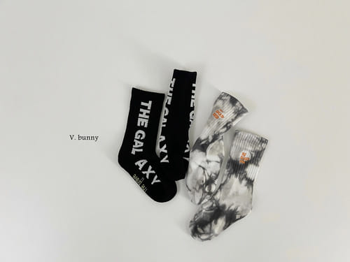 V Bunny - Korean Baby Fashion - #babyoninstagram - Galaxy Socks Set - 6