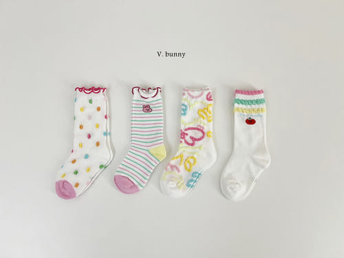 V Bunny - Korean Baby Fashion - #babyoninstagram - Soda Socks Set - 9