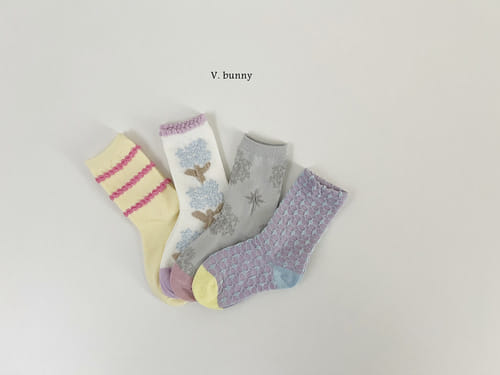 V Bunny - Korean Baby Fashion - #babywear - Bird Socks Set