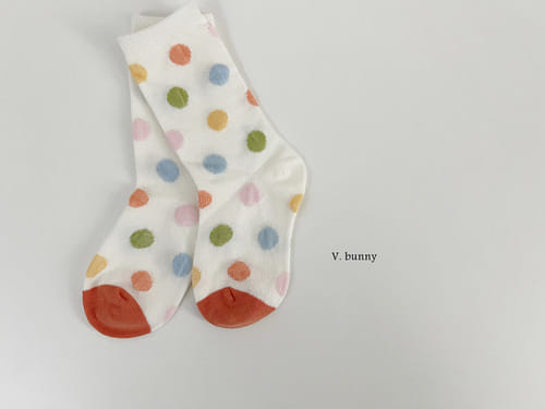 V Bunny - Korean Baby Fashion - #onlinebabyboutique - Banana Socks Set - 6