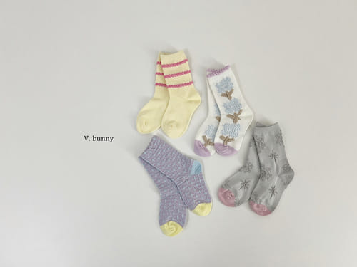 V Bunny - Korean Baby Fashion - #onlinebabyboutique - Bird Socks Set - 2