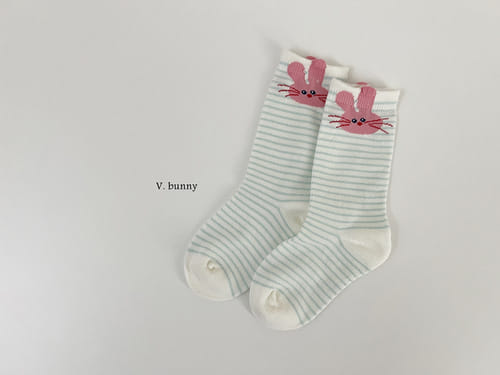 V Bunny - Korean Baby Fashion - #smilingbaby - Banana Socks Set - 8