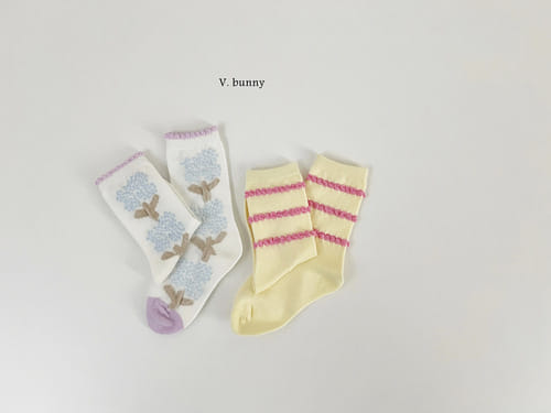 V Bunny - Korean Baby Fashion - #onlinebabyshop - Bird Socks Set - 4