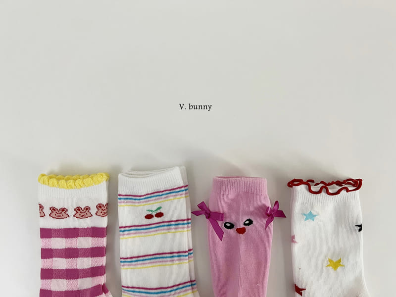 V Bunny - Korean Baby Fashion - #smilingbaby - Good Day Socks Set - 2