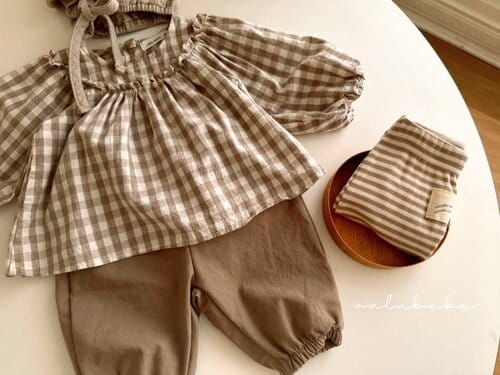 Valu Bebe - Korean Baby Fashion - #babyboutiqueclothing - Check Blouse - 9