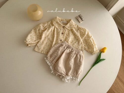 Valu Bebe - Korean Baby Fashion - #babyboutiqueclothing - Small Flower Blouse - 3