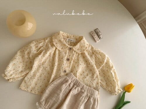 Valu Bebe - Korean Baby Fashion - #babyfashion - Small Flower Blouse - 5