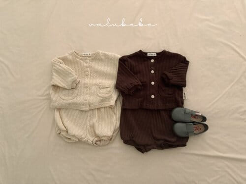 Valu Bebe - Korean Baby Fashion - #babyfever - Coy Eyelet Cardigan - 2