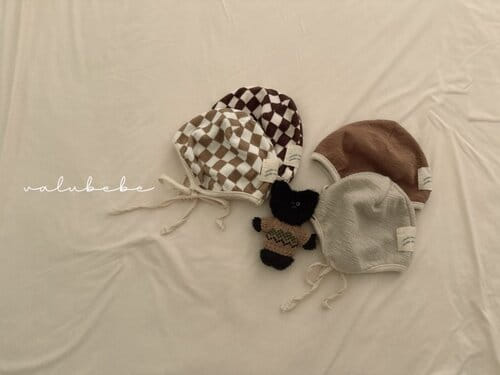 Valu Bebe - Korean Baby Fashion - #babyfever - Check Check Bonnet