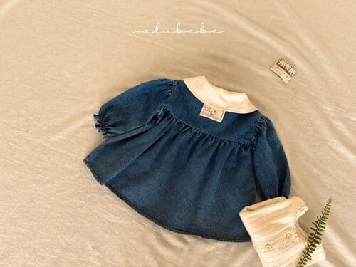 Valu Bebe - Korean Baby Fashion - #babylifestyle - Petite Denim One-Piece - 5