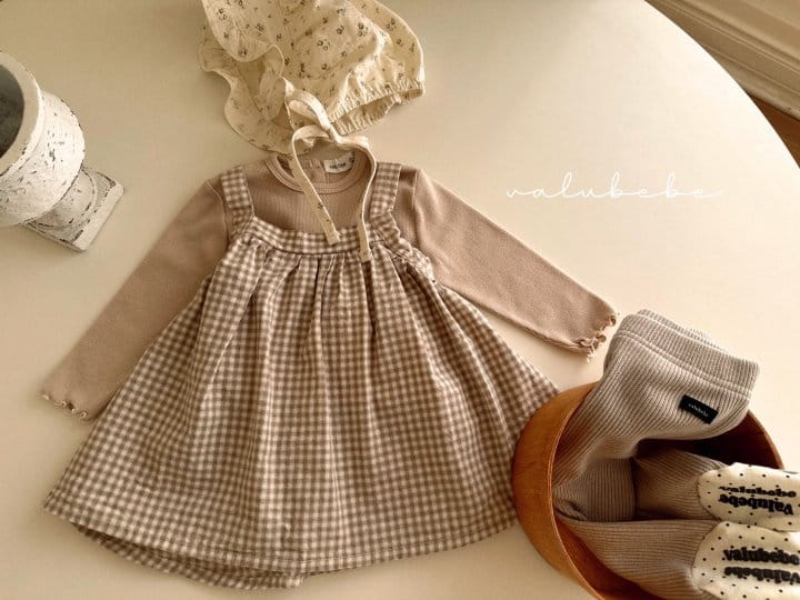 Valu Bebe - Korean Baby Fashion - #babyoninstagram - Windy Check One-Piece - 7