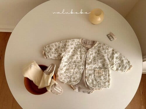 Valu Bebe - Korean Baby Fashion - #babyoninstagram - Waffle Lace Body Suit - 5