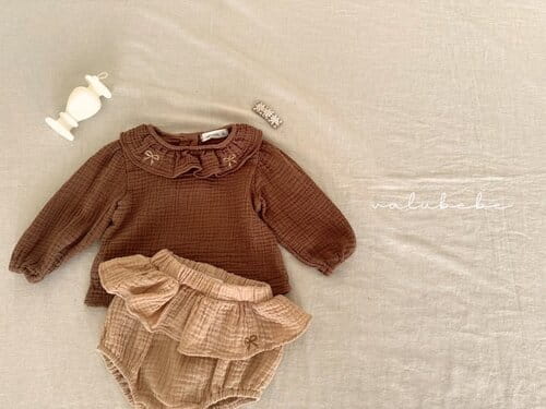 Valu Bebe - Korean Baby Fashion - #babylifestyle - Ribbon Frill Bloomers - 4