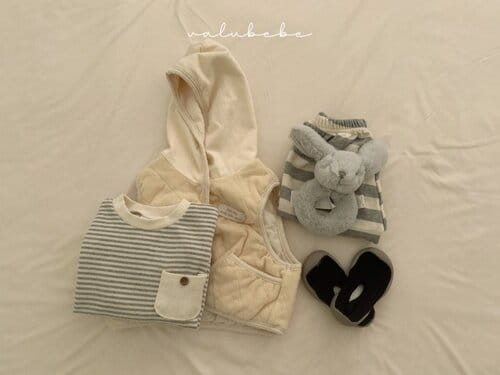 Valu Bebe - Korean Baby Fashion - #babyoutfit - Terry Hoody Vest - 2