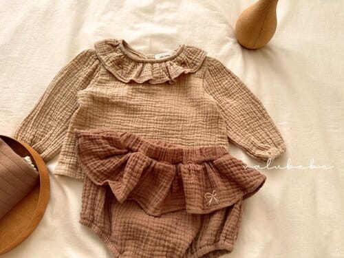 Valu Bebe - Korean Baby Fashion - #babyoutfit - Ribbon Frill Bloomers - 6