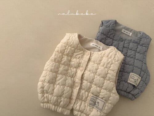 Valu Bebe - Korean Baby Fashion - #babywear - Biscuit Quilted Vest - 5