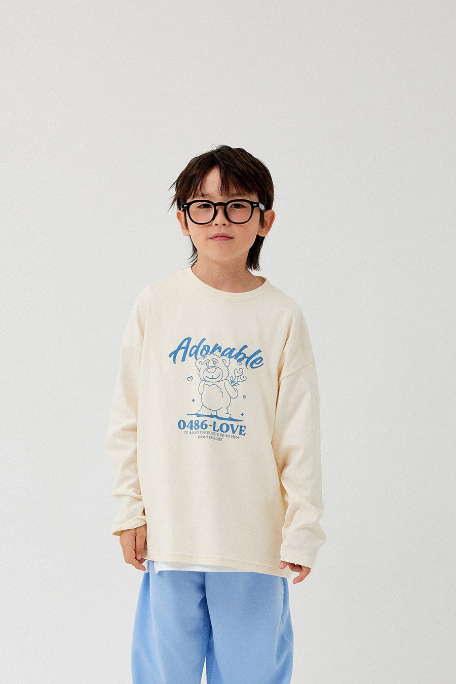 Whitesketchbook - Korean Children Fashion - #Kfashion4kids - Flower Bear Tee - 8