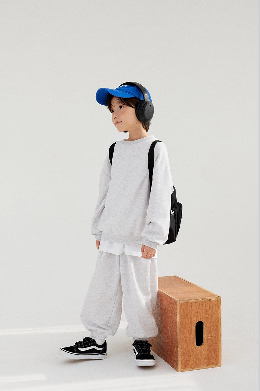 Whitesketchbook - Korean Children Fashion - #Kfashion4kids - Muzi Sweatshirt Top Bottom Set - 3