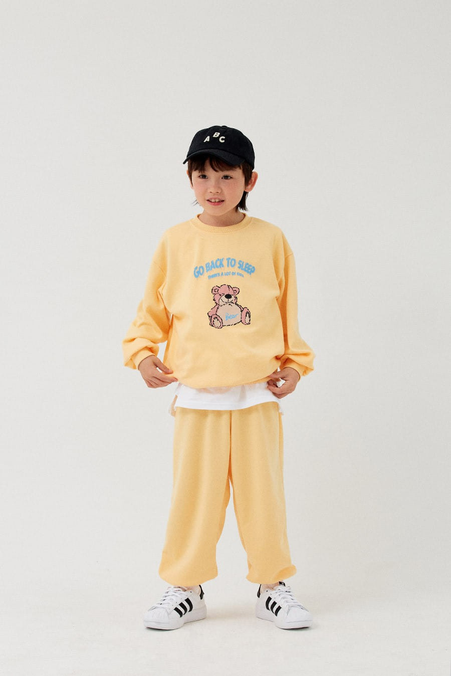 Whitesketchbook - Korean Children Fashion - #childofig - Sleeping Bear Top Bottom Set - 10