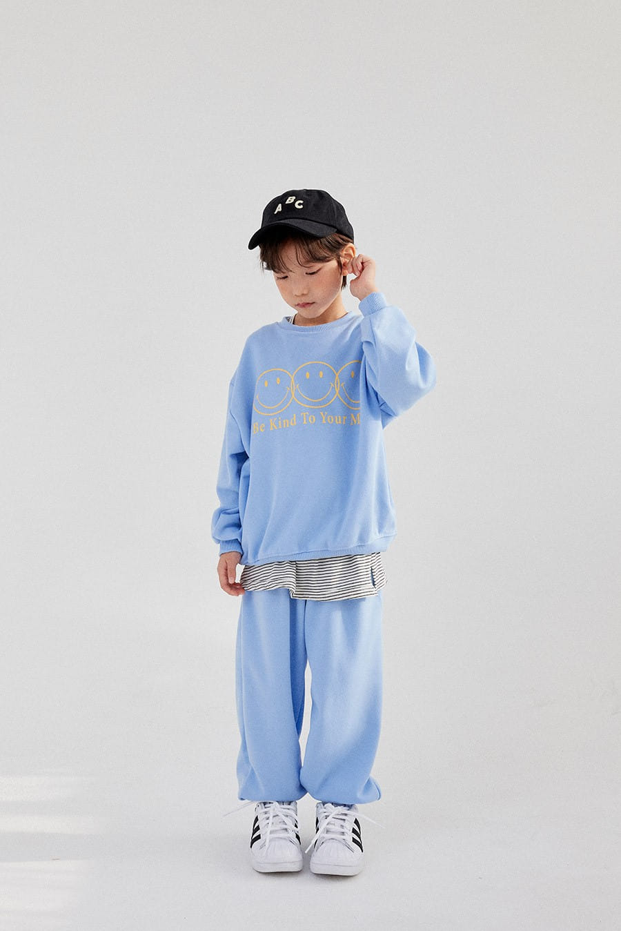 Whitesketchbook - Korean Children Fashion - #childofig - Smile Top Bottom Set - 4