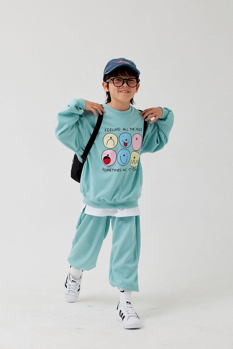 Whitesketchbook - Korean Children Fashion - #discoveringself - Color Pace Top Bottom Set - 7