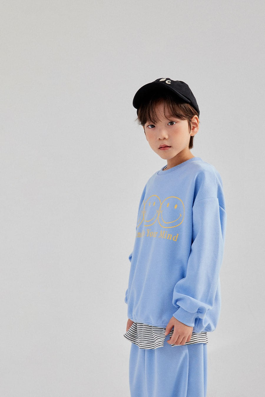 Whitesketchbook - Korean Children Fashion - #discoveringself - Smile Top Bottom Set - 6