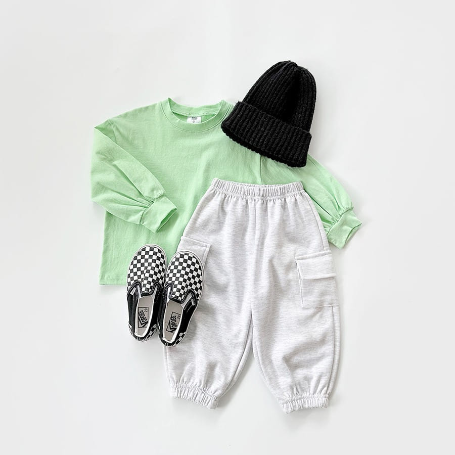 Whitesketchbook - Korean Children Fashion - #fashionkids - C Cargo Jogger Pants - 6